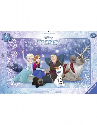 Puzzle Frozen Sub Stele, 15 Piese Ravensburger