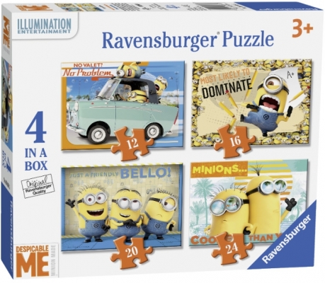 Puzzle Minioni, 12/16/20/24 Piese Ravensburger