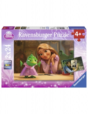 Puzzle Rapunzel, 2X24 Piese Ravensburger