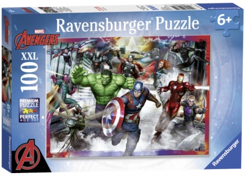 Puzzle Razbunatorii, 100 Piese Ravensburger