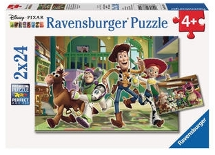 Puzzle Povestea Jucariilor, 2X24 Piese Ravensburger
