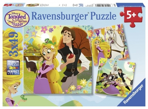 Puzzle Rapunzel, 3X49 Piese Ravensburger