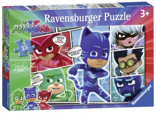 Puzzle Eroi In Pijamale, 35 Piese Ravensburger