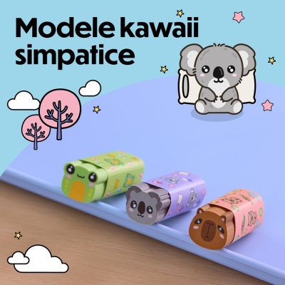 Radiera BIC Vibbies cu animalute, diverse culori