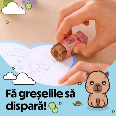 Radiera BIC Vibbies cu animalute, diverse culori