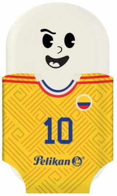 Radiera Squeezy Sports Plastic,fara ftalati si PVC, fotbal, 16 buc, Pelikan