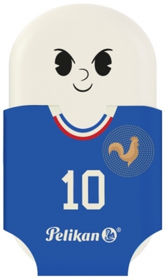 Radiera Squeezy Sports Plastic,fara ftalati si PVC, fotbal, 16 buc, Pelikan