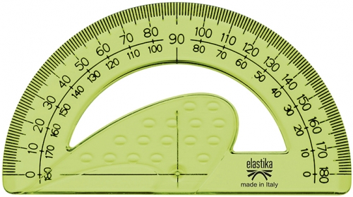 Raportor Elastika, 180°, 12 cm, Arda