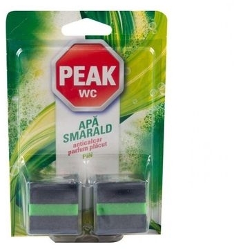 Tablete wc anticalcar Apa Smarald pin 50g 2 buc/set Peak