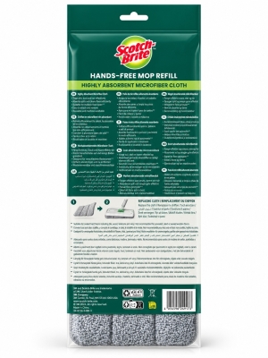 Rezerva pentru mop Hands-Free Scotch-Brite 3M, 2 buc/set