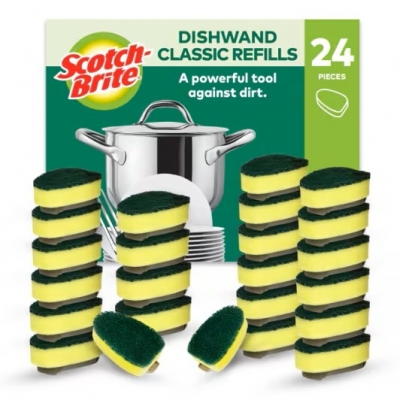 Rezerve pentru burete cu maner Scotch-Brite, Heavy Duty, 2 buc/set