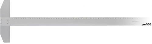 Rigla 100 cm, aluminiu, cap fix, Arda