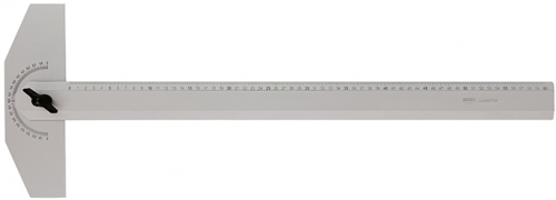 Rigla din aluminiu, 60 cm, cap mobil, Arda