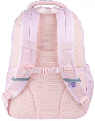 Rucsac Oxford Dream Tech Holografic, 2 compartimente, Pink Animal