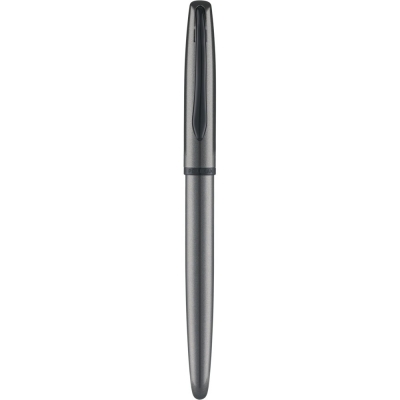Roller Jazz Noble Elegance Stone, 1 rezerva roller Pelikan 338 inclusa, cerneala albastra corectabila, varf M, in cutie pentru cadou