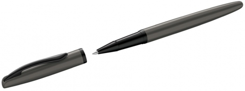 Roller Jazz Noble Elegance Stone, 1 rezerva roller Pelikan 338 inclusa, cerneala albastra corectabila, varf M, in cutie pentru cadou
