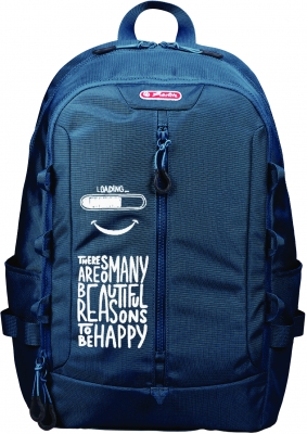 Rucsac Boost, sistem antigravity, albastru, Herlitz
