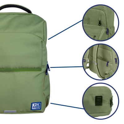 Rucsac Oxford B-Ready, 2 compartimente, kaki