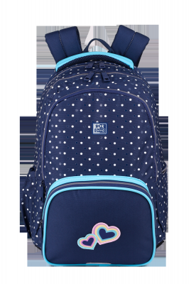Rucsac Oxford Dots, 3 compartimente, roz
