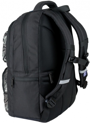 Rucsac Oxford Dream Tech Holografic, 2 compartimente, negru floral