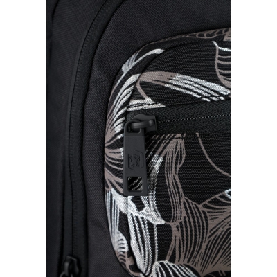 Rucsac Oxford Dream Tech Holografic, 2 compartimente, negru floral