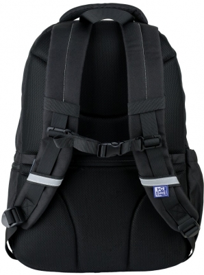 Rucsac Oxford Dream Tech Holografic, 2 compartimente, negru floral