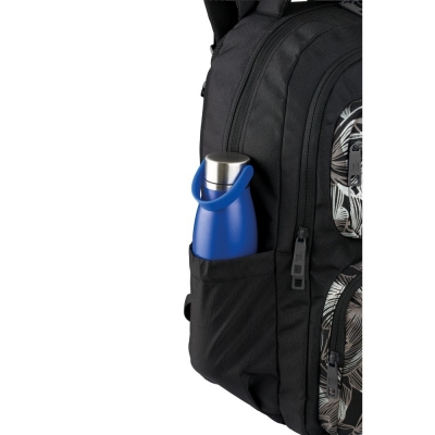 Rucsac Oxford Dream Tech Holografic, 2 compartimente, negru floral