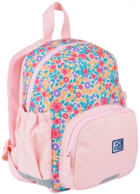 Rucsac Oxford Flowers, 1 compartiment, roz