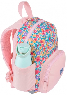 Rucsac Oxford Flowers, 1 compartiment, roz