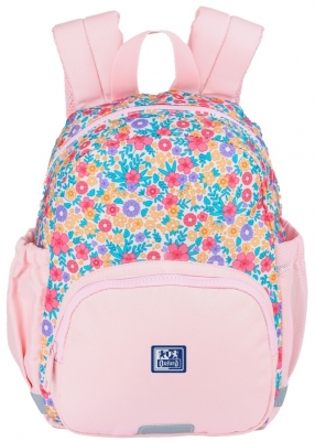 Rucsac Oxford Flowers, 1 compartiment, roz