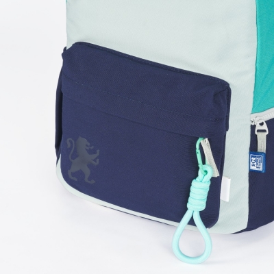 Rucsac Oxford Funky, 1 compartiment, turcoaz/albastru inchis