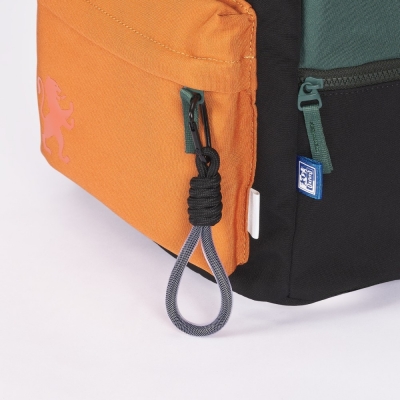 Rucsac Oxford Funky, 1 compartiment, verde/maro