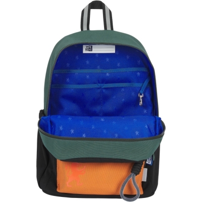Rucsac Oxford Funky, 1 compartiment, verde/maro
