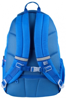 Rucsac Oxford Gradient, 3 compartimente, culoare albastru/mov