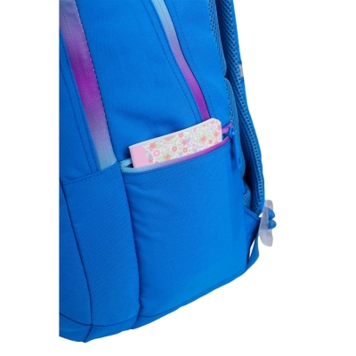 Rucsac Oxford Gradient, 3 compartimente, culoare albastru/mov