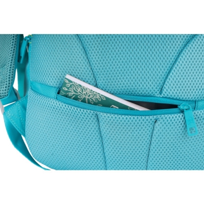 Rucsac Oxford Gradient, 3 compartimente, culoare galben/verde turcoaz