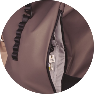 Rucsac Oxford Identity Off Road Rolltop, 10 compartimente, maro