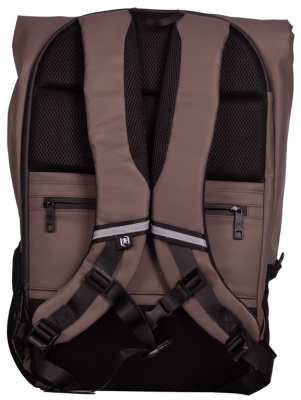 Rucsac Oxford Identity Off Road Rolltop, 10 compartimente, maro
