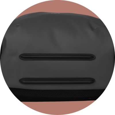 Rucsac Oxford Identity Off Road Rolltop, 10 compartimente, negru