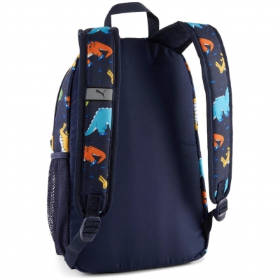 Rucsac Puma Phase Small, model Dino, AOP navy-sporty