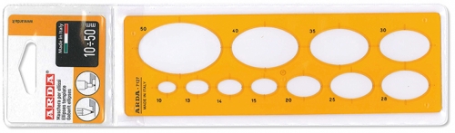 Sablon Elipse small, 10-50, portocaliu, Arda
