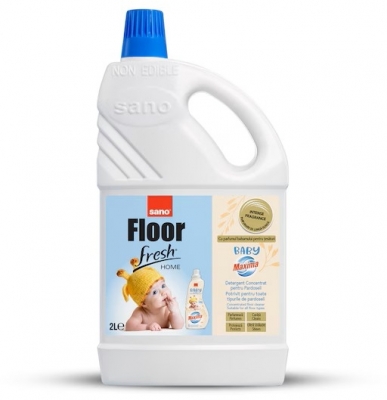 Detergent lichid pardoseli, 2L, Sano Floor Fresh Home Baby