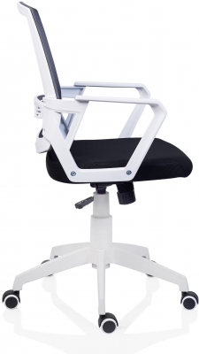 Scaun de birou operational, ergonomic Blanca, negru