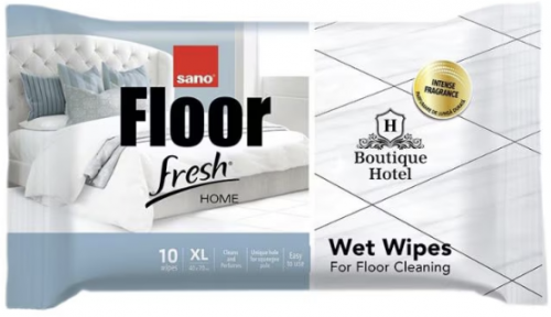 Lavete umede XL, pentru pardoseli, Sano Floor Fresh Home Boutique Hotel, 10 buc/set