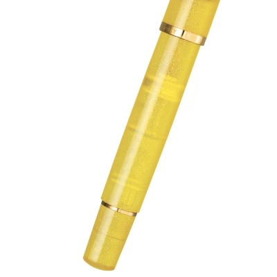 Set cadou stilou Pelikan Classic M200 Pyrite, editie speciala 2026, penita EF + calimara Edelstein Pyrite 50 ml
