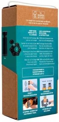 Set giftbox vacuum pentru vin Airtender