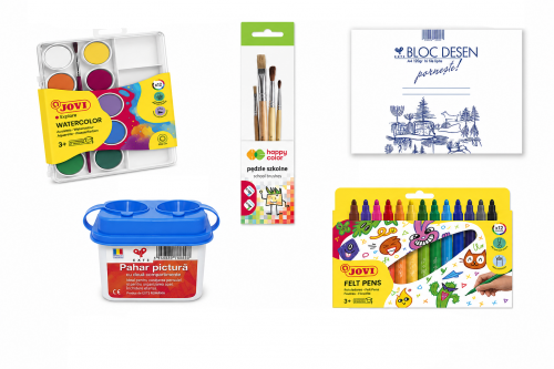 Pachet pentru desen si pictura
