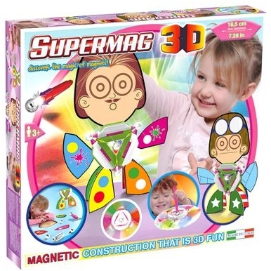 Supermag 3D - Jucarie Cu Magnet Triunghi Supermag