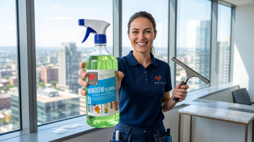 Solutie curatat geamuri EXTE Window Cleaner 1L cu pulverizator