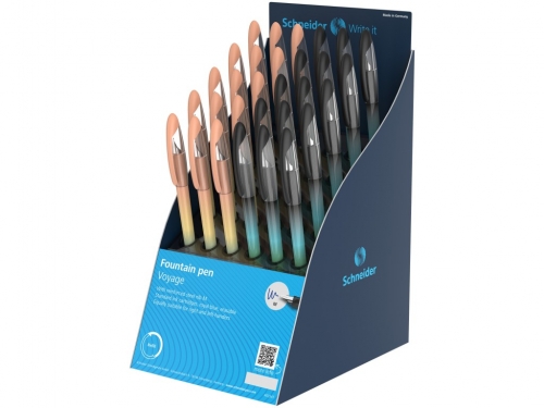Stilou Schneider Voyage 2025/2026, 30buc/display, diverse culori